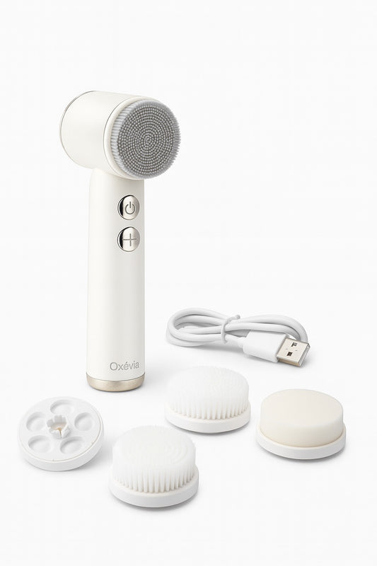 1. Brosse Électrique Visage Oxévia® – Nettoyage & Éclat au Quotidien